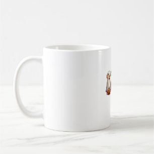 Mug Golden Retriever Ghost Halloween Tricoter Ou Treat