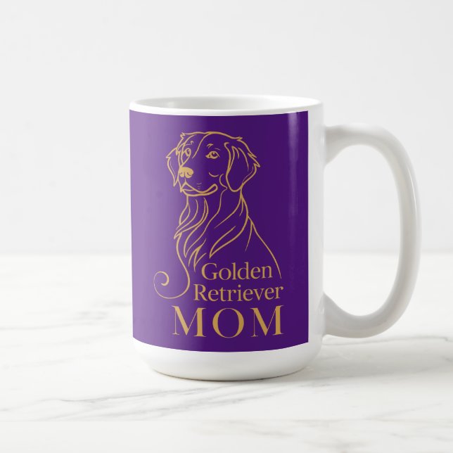 Mug Golden Retriever Maman (Droite)