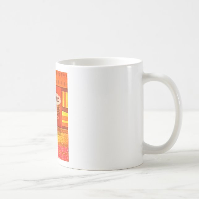 Mug Golden Rouge Africain Couleurs traditionnelles Fun (Droite)