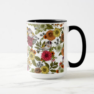 Mug Goldfinches dans le jardin