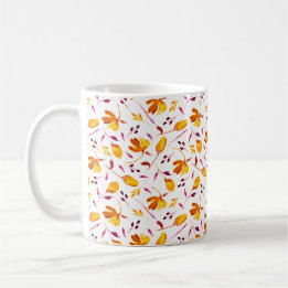Mug Goldie - Pépites d'or et de Magenta Aquarelle Flor
