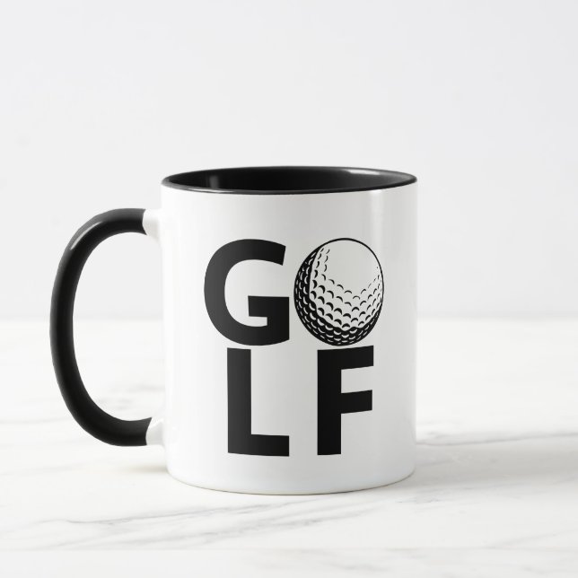 Mug Golf classique Vintage Tey Up (Gauche)