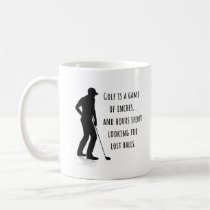Mug Golf Funny Mug, Plaisanterie de golf