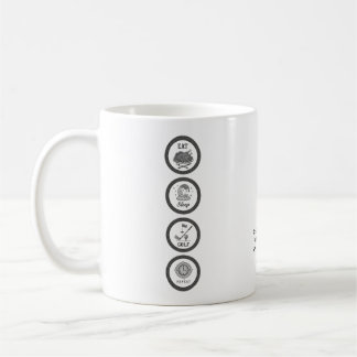 Mug Golf Manger Dormir Répéter Golfeur Personnalisé