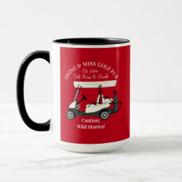 Mug Golf Pub Golf Panier Bière et collations Histoires
