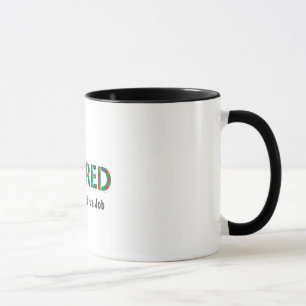 Mug GOLF - Retraité, jouer au golf est un travail
