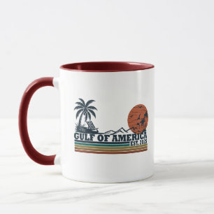 Mug Golfe de l'Amérique Conception patriotique vintage