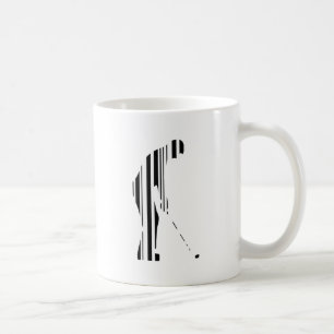 Mug GOLFEUR CODE BARRE Golf Golfing Sports Motif Desig