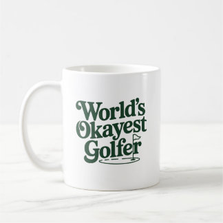 Mug Golfeur Moyennement Bon Humour Rétro Golf