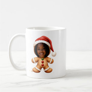 Mug Gomme d'homme en pain d'épices drôle Votre photo N