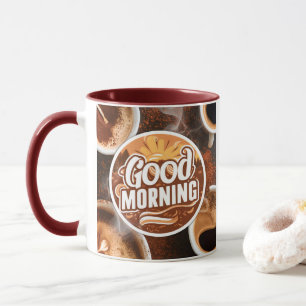 Mug Good Morning Coffee Art #2