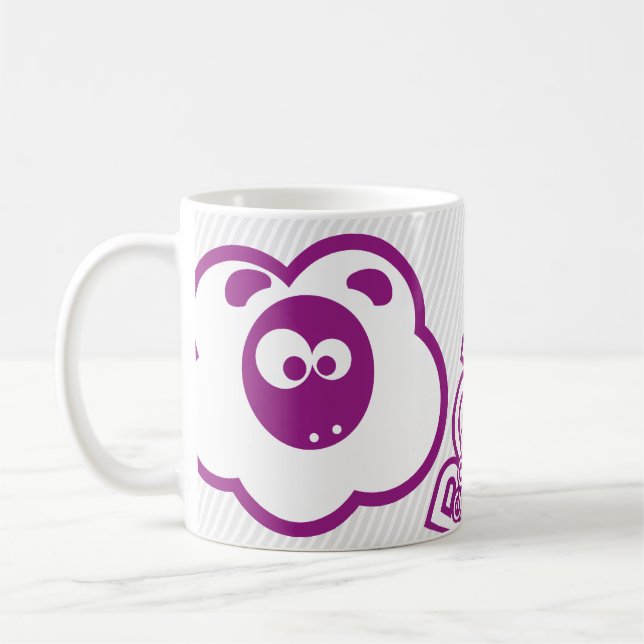 Mug Good Morning Moulos - Violet (Gauche)