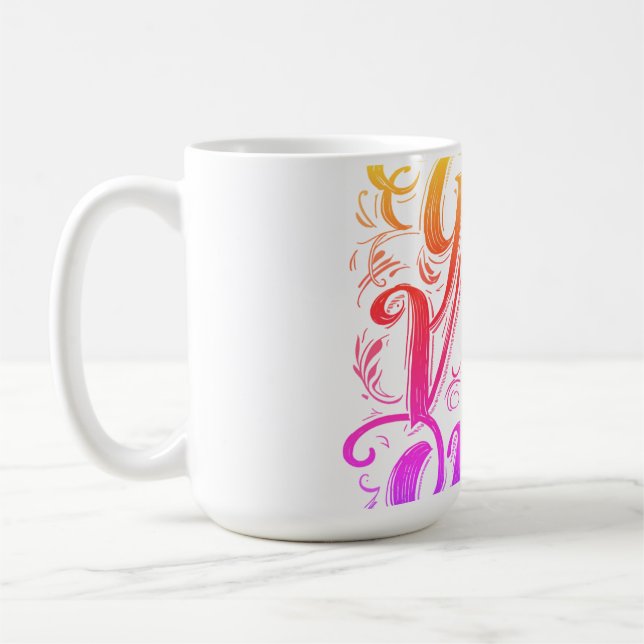 Mug Good Vibes Only Script Badge (Gauche)
