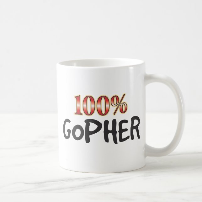 Mug Gopher 100 pour cent (Droite)