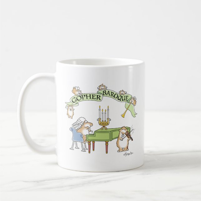 Mug GOPHER BAROQUE par Sandra Boynton (Gauche)