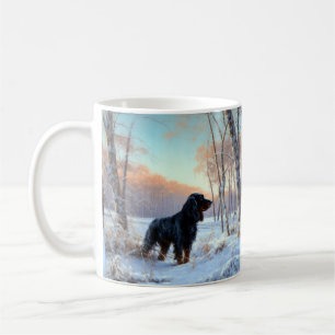 Mug Gordon Setter Laisse Il Neige Noël