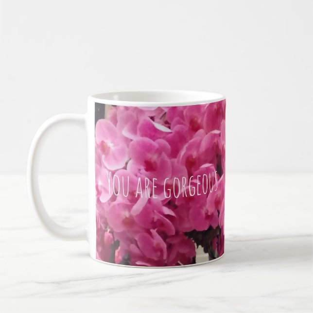 Mug Gorgeous flowers (Gauche)