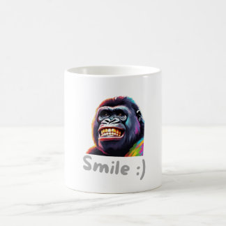 Mug Gorila sonriendo