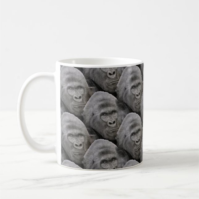 Mug Gorilla Face Motif (Gauche)