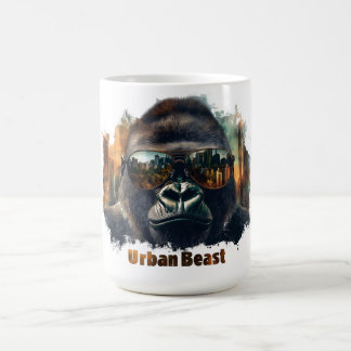 Mug Gorille Bête Urbaine avec Lunettes de Soleil