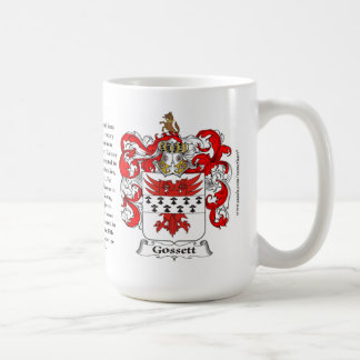 Mug Gossett, l'origine, la signification et la crête