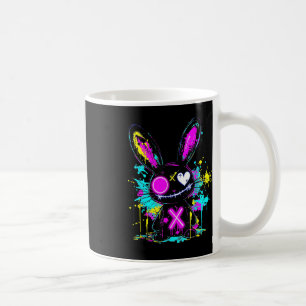 Mug Goth Bunny Kawaii Rabbit mignonne tenue gothique E