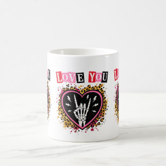 Mug Goth Saint-Valentin | Love You Punk Heart Mug