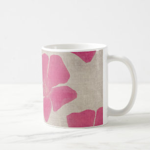 Mug Goupille de MugA de fleur rose jolie