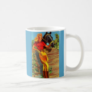 Mug goupille- gallon des années 1940 et cheval