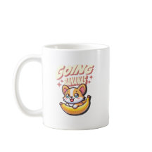 Goûter Bananes drôle mignon Corgi