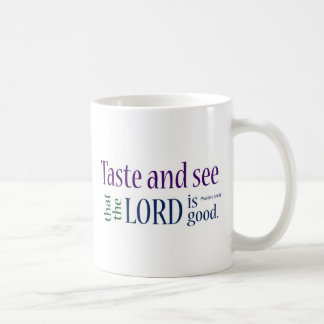 Mug Goûtez et voyez… 34:8 de psaume