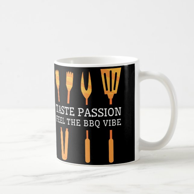 Mug Goûtez Passion Sentez Le Barbecue Vibe Golden Gril (Droite)