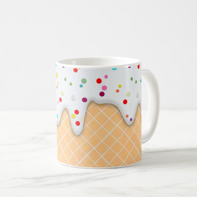 Mug Goutte de glace vanille (Devant droit)