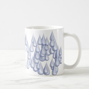 Mug Gouttes de pluie (3D)