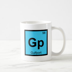 Mug Gp - Gulfport Mississippi Chimie Tableau Périodiqu