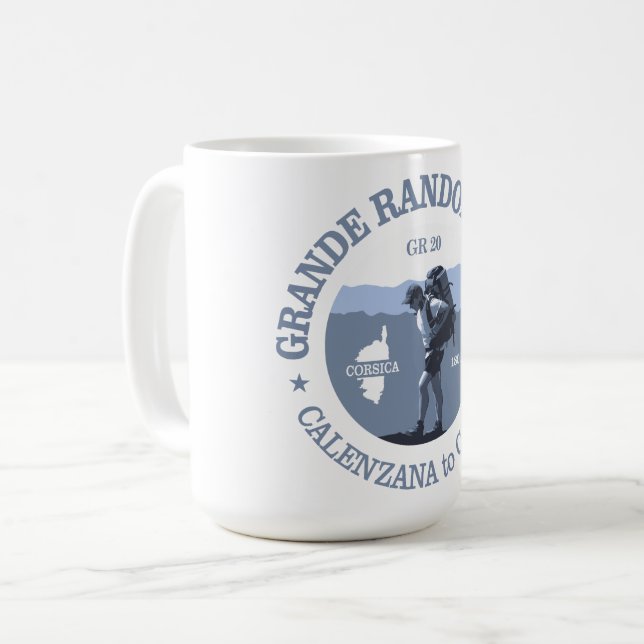 Mug GR20 Corse (BG) (Devant gauche)