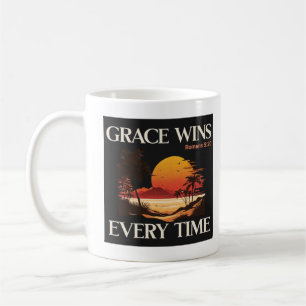 Mug Grace gagne à chaque fois - ROMAINS 5:20
