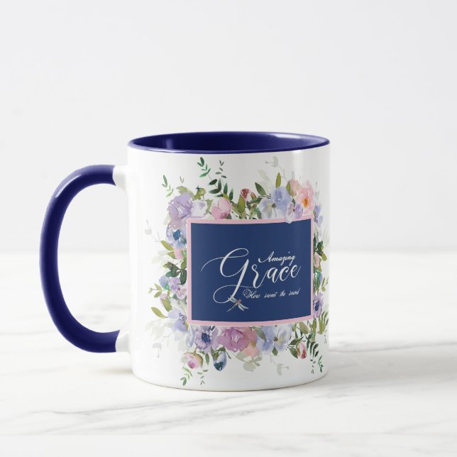 Mug Grâce incroyable florale (Gauche)
