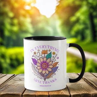 Mug Graceful Gratitude : I Thessaloniciens 5:18 Café