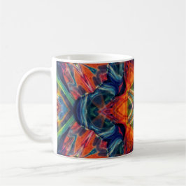 Mug Gradient de kaléidoscope à énergie chaude terrestr