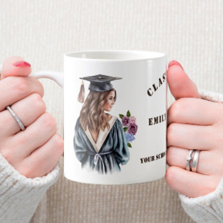 Mug Graduate Girl Graduate University College School