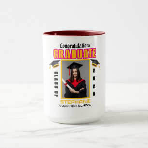 Mug Graduate Photo Graduation Félicitations sur mesure