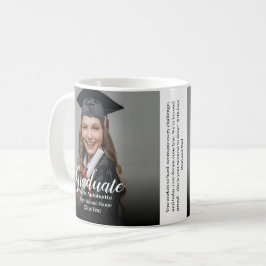 Mug Graduate Photo with Family Message Graduation 