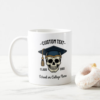Mug Graduated Skull Custom Name Year School