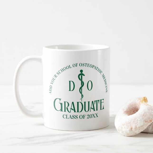 Mug Graduation de l'école Médicale écostéopathique per (Avec donut)