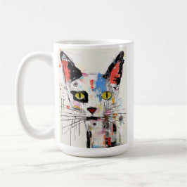 Mug Graffiti Cat Urban Cool Feline