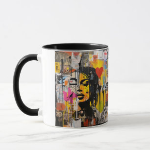 Mug Graffiti Grunge Art Imprimer