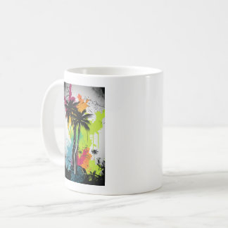 Mug Graffiti Palm Tree