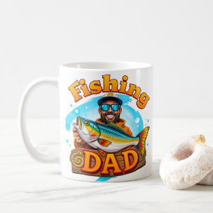 Mug Graffiti pêche papa poisson