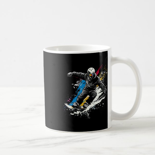 Mug Graffiti Snowboard Alpine Snowboard (Droite)